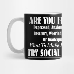 TRY SOCIAL MEDIA Mug